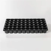 Safata de llavors negra de 50 forats